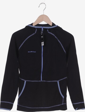 MAMMUT Sweatshirt & Zip-Up Hoodie in S in Black: front