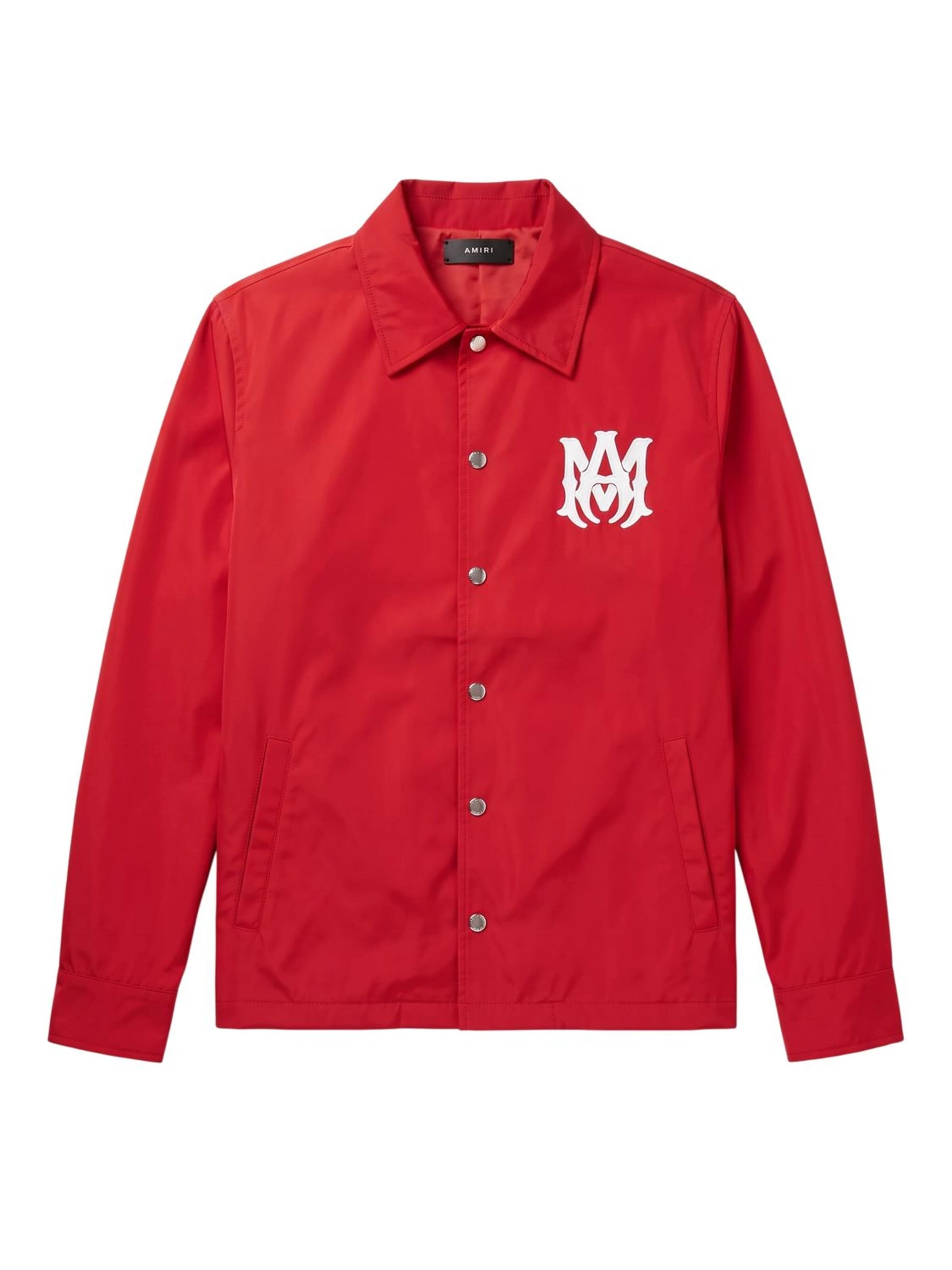 Amiri Tussenjas 'Amiri Coach Jacke Rot Herren' in Rood: voorkant