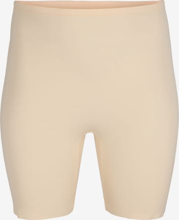 Pantaloni modellanti di Devoted by Zizzi in beige: frontale
