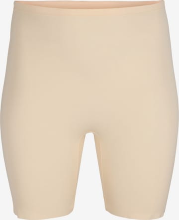 Pantalon modelant Zizzi en beige : devant