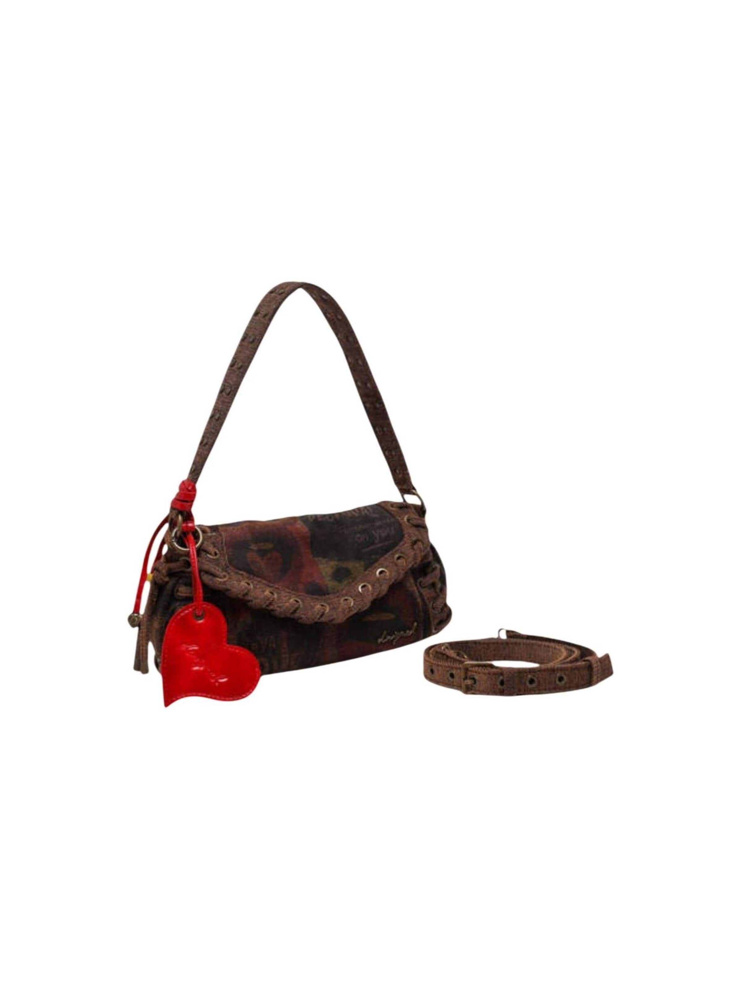 Desigual - Bolso de hombro en rojo