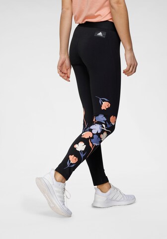 ADIDAS SPORTSWEAR Skinny Sportovní kalhoty – černá