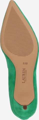 Lauren Ralph Lauren - Zapatos con plataforma 'ADRIENNE' en verde