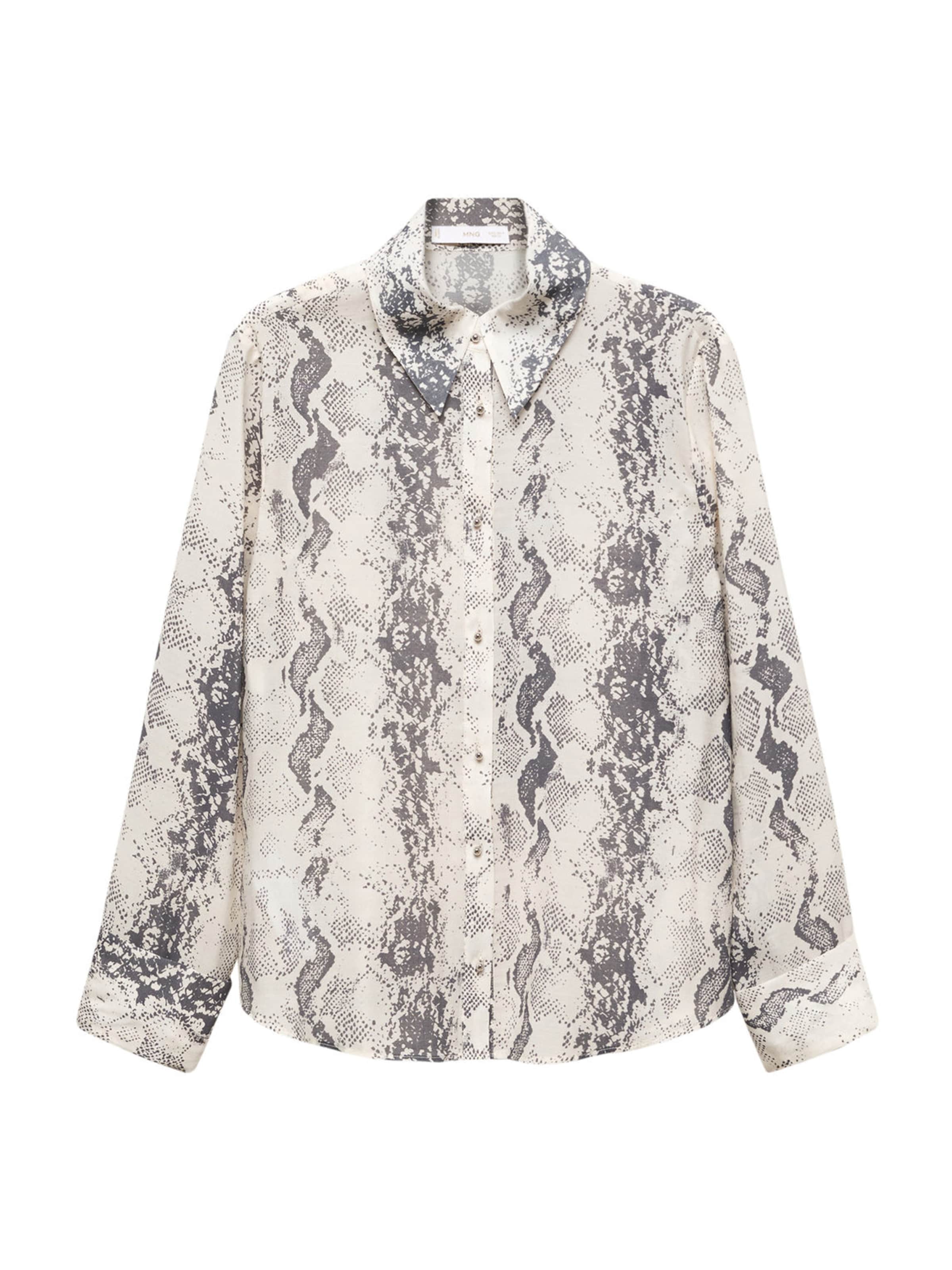 MANGO Bluse in Beige: Vorderseite
