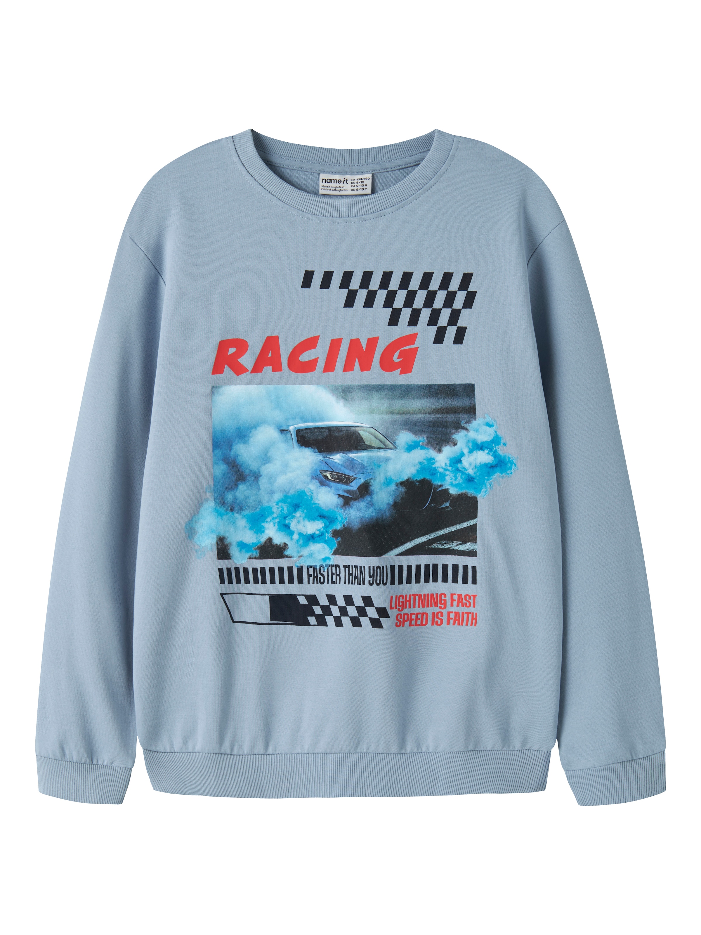 NAME IT Sweatshirt 'NKMVOTO' in Blue: front