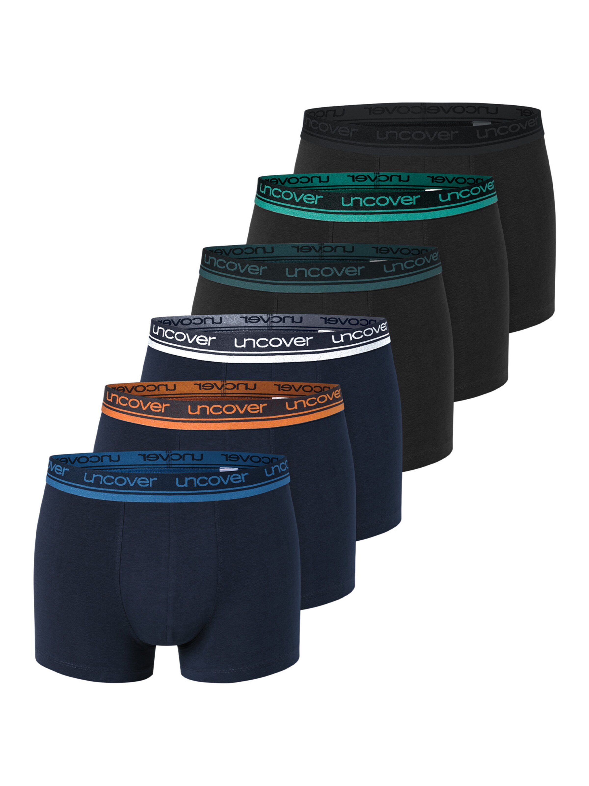 uncover by SCHIESSER Boxershorts 'Cotton' in Gemengde kleuren: voorkant
