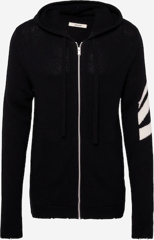 Zadig & Voltaire Knit Cardigan in Black: front