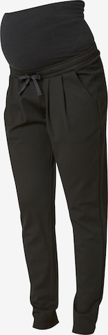 MAMALICIOUS Slim fit Pants 'Lif' in Black: front