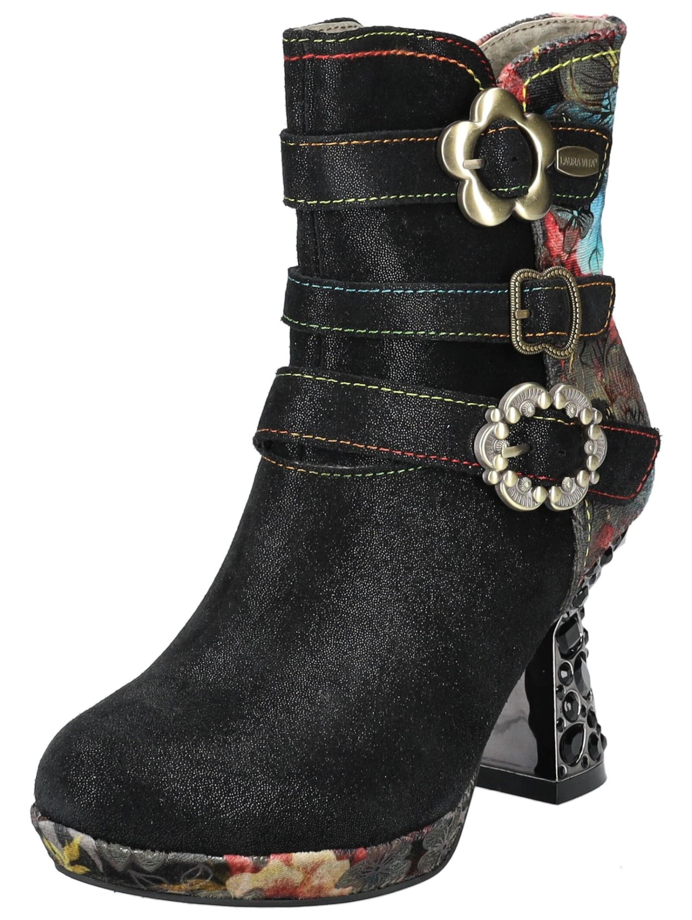 Bottines Laura Vita en noir : devant