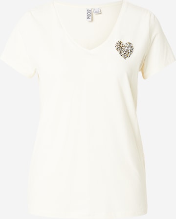 PIECES Shirt 'PCNEW BILLY' in White: front