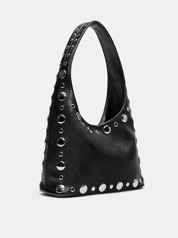 Sac bandoulière 'TACHAS' Pull&Bear en noir