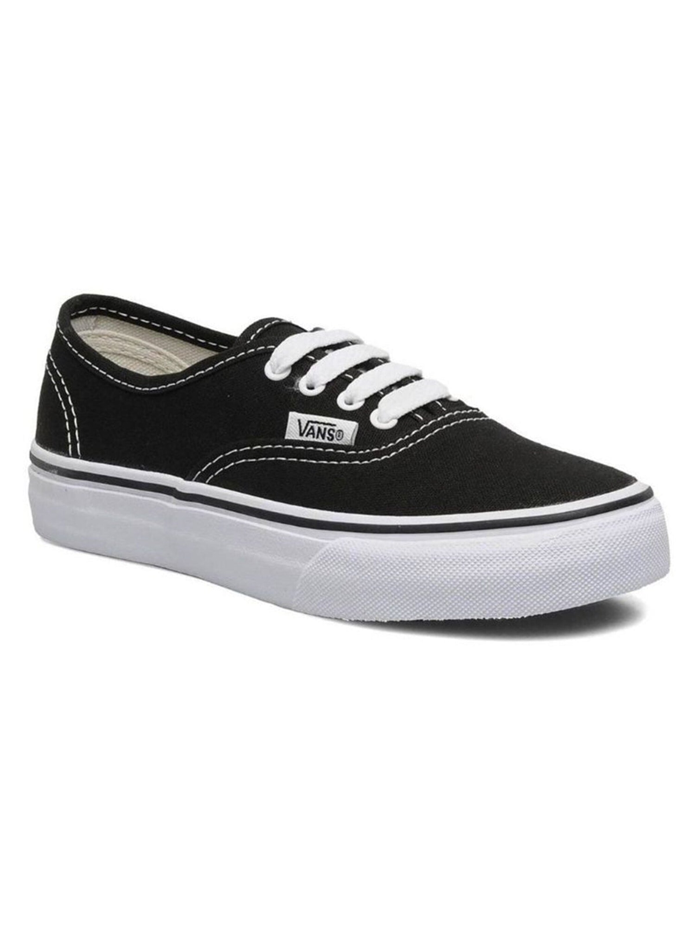 Sneaker bassa 'AUTHENTIC BLACK / WHITE' di VANS in nero: frontale