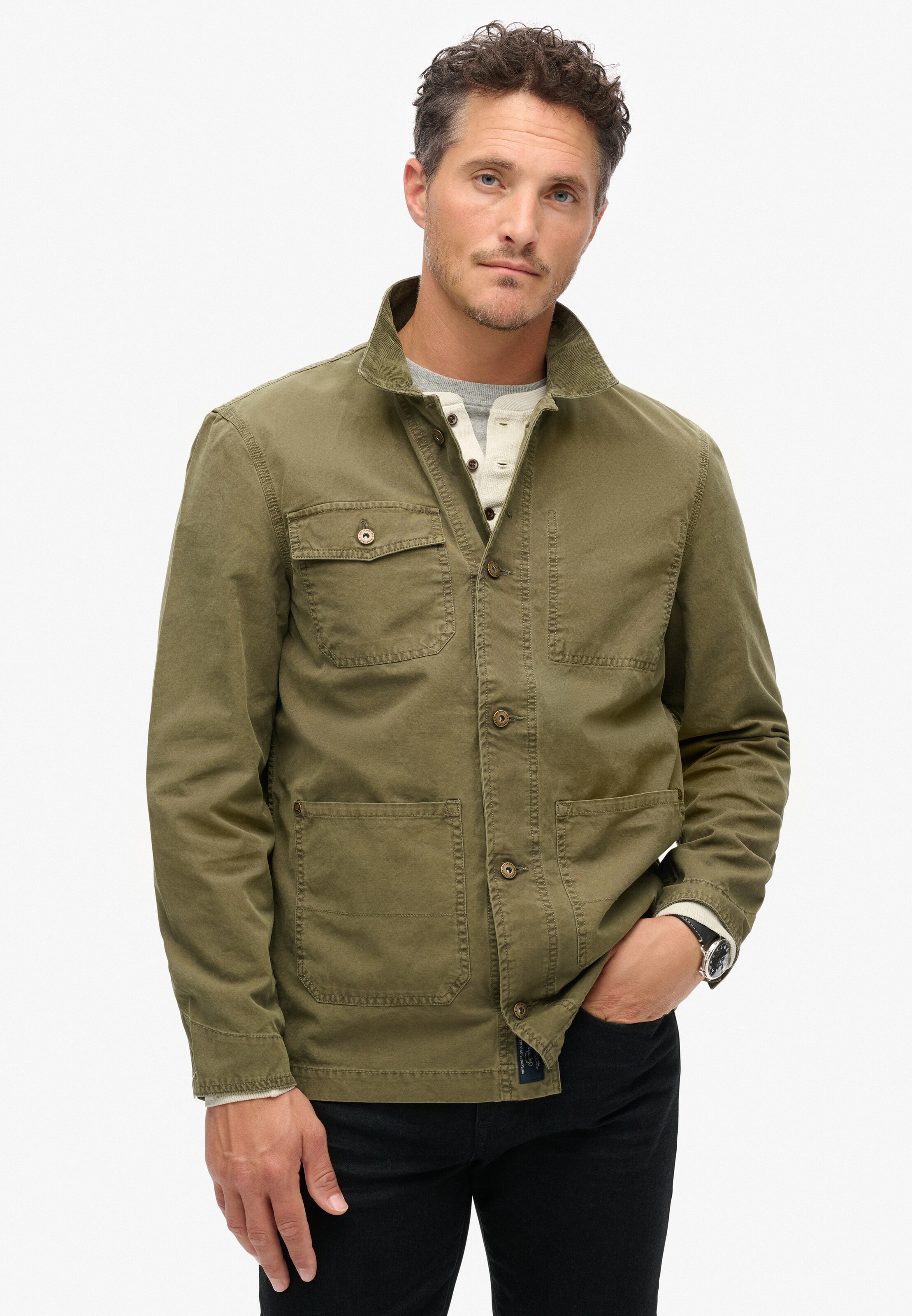 Superdry & Co Tussenjas in Groen