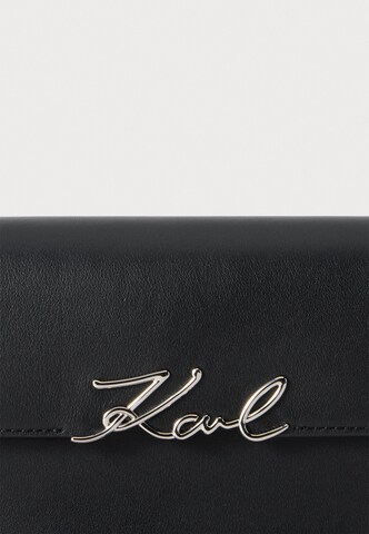 Karl Lagerfeld Torba za čez ramo | črna barva