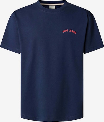 T-Shirt 'Gideon' Pepe Jeans en bleu : devant