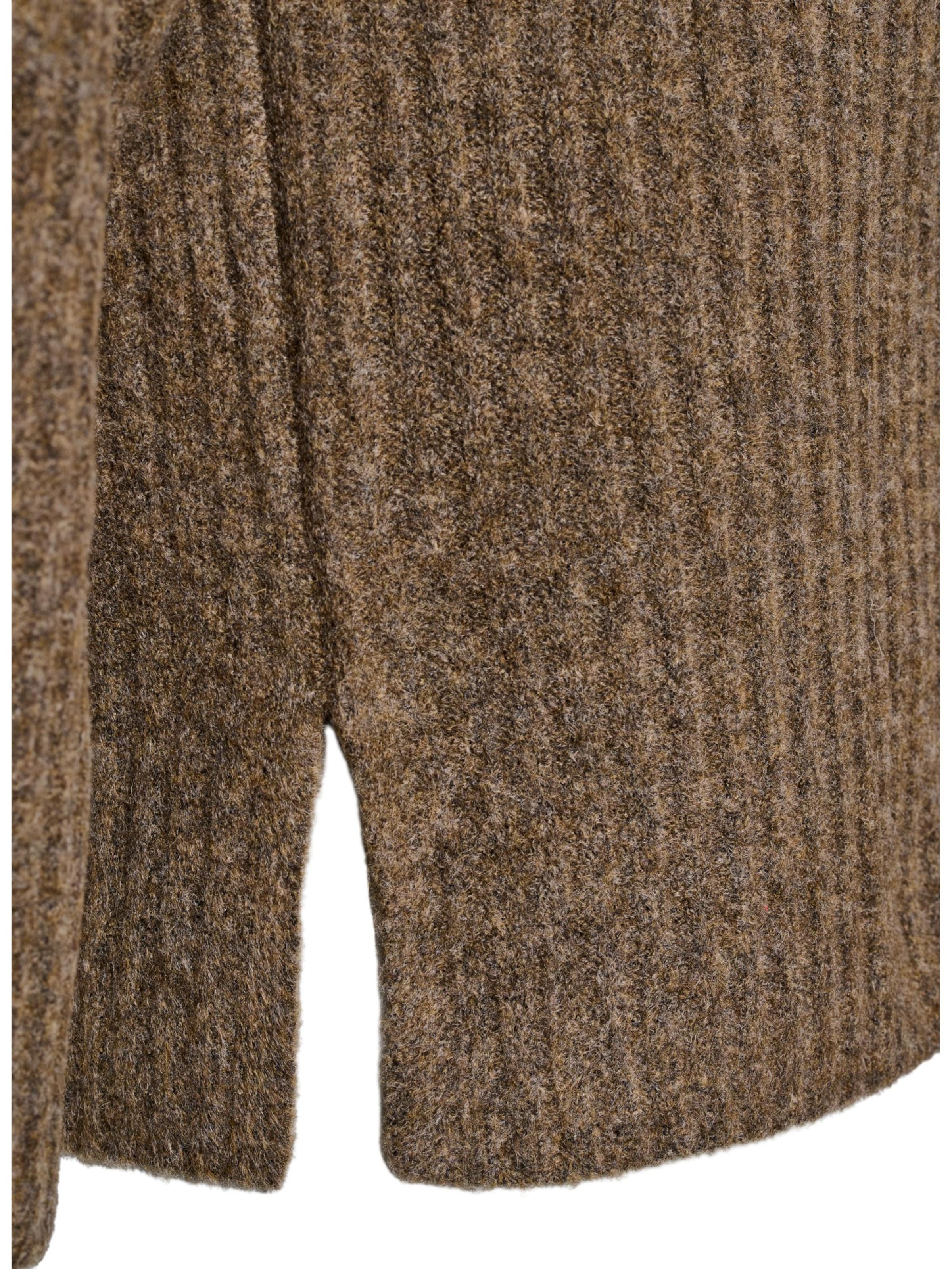 Zizzi Sweater 'Cacomfy' in Brown