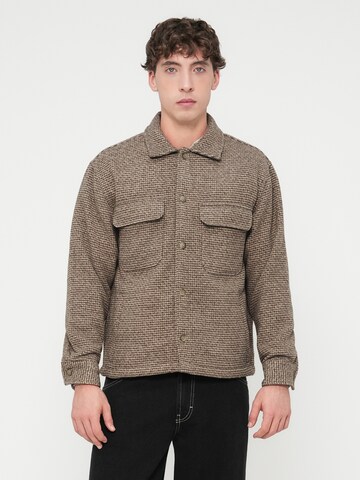 Giacca di mezza stagione di Abercrombie & Fitch in grigio: frontale