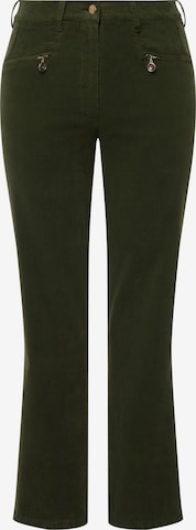 Regular Pantalon Ulla Popken en vert : devant