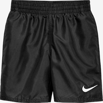 Abbigliamento da mare sportivo di Nike Swim in nero: frontale