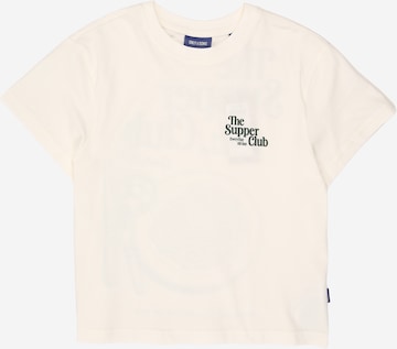Only & Sons Junior Shirt 'OSJCOLE FOOD' in Beige: voorkant
