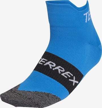 Calzino sportivo 'Speed' di ADIDAS TERREX in blu: frontale