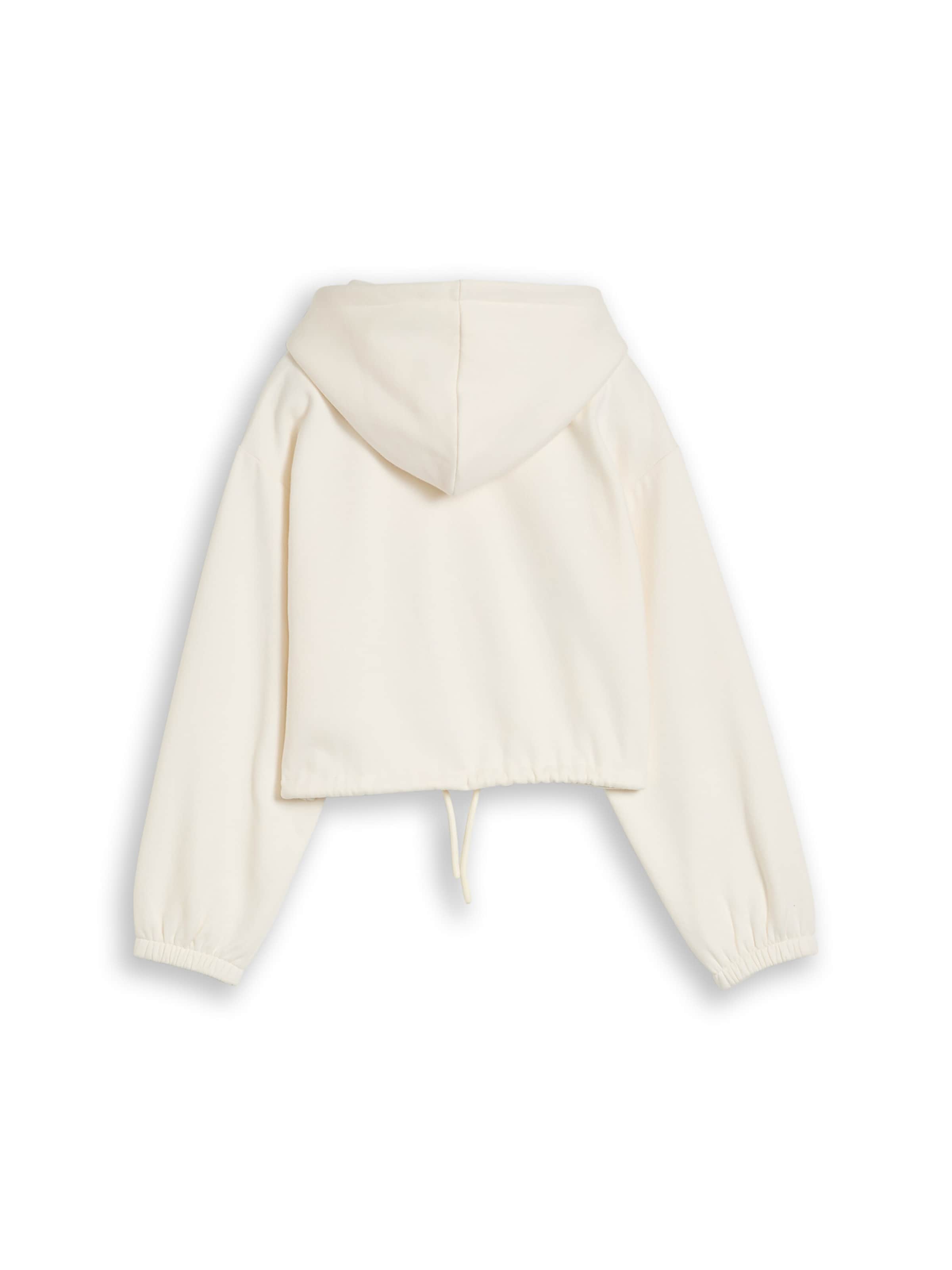 TOM TAILOR Zip-Up Hoodie 'Peanuts' in White