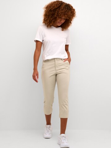 Kaffe Slimfit Byxa 'Lea' i beige