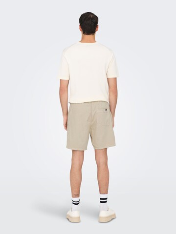 Only & Sons Regular Broek in Grijs
