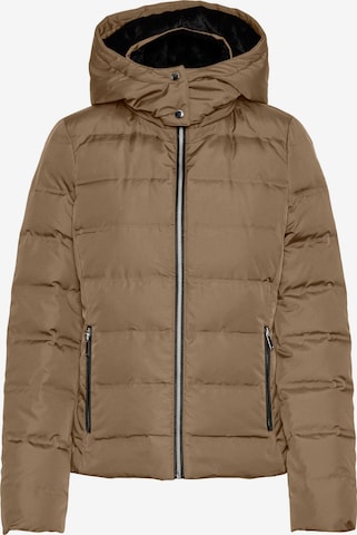 Vero Moda Petite Winterjas 'DOLLY' in Bruin: voorkant