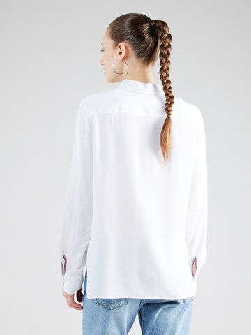 TOMMY HILFIGER Bluse 'Fluid' in Weiß