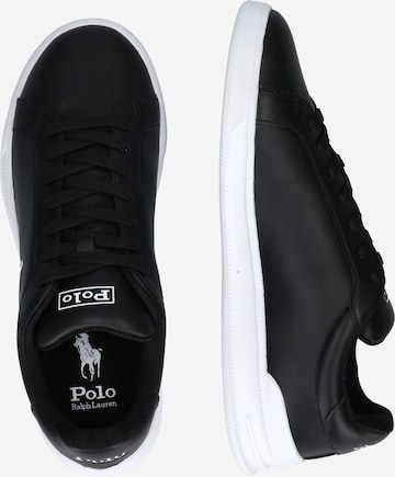 Polo Ralph Lauren Rövid szárú sportcipők 'HRT CT II-SNEAKERS-HIGH TOP LA' - fekete