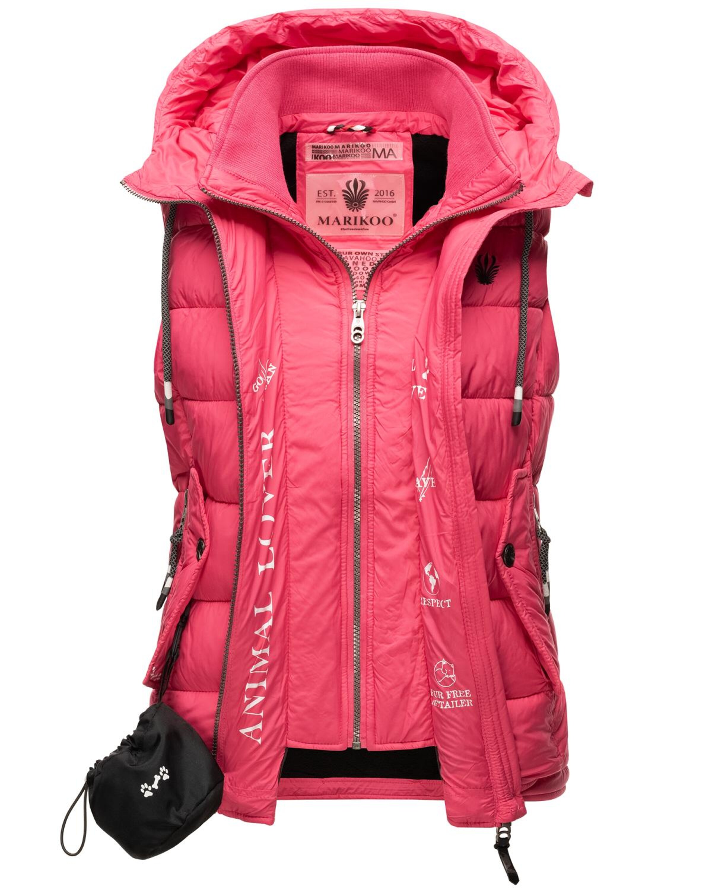 MARIKOO Vest 'Taisaa' in Pink