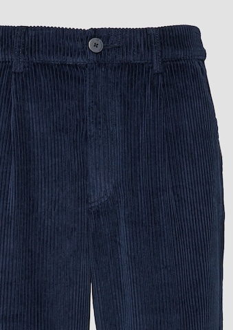 QS Regular Bandplooibroek in Blauw