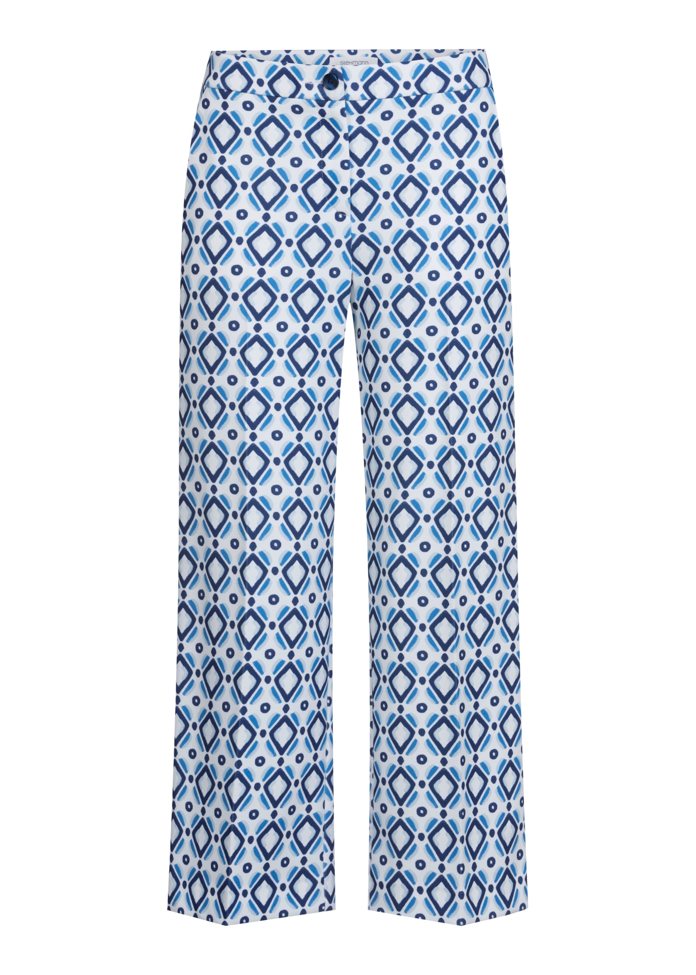 STEHMANN Pyjamahose in Blau: Vorderseite