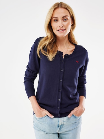 MEXX Knit Cardigan 'SUSAN' in Blue: front