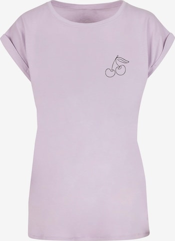 T-shirt 'Cherry' Merchcode en violet : devant