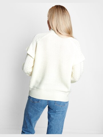Threadbare Sweater 'Bella' in White