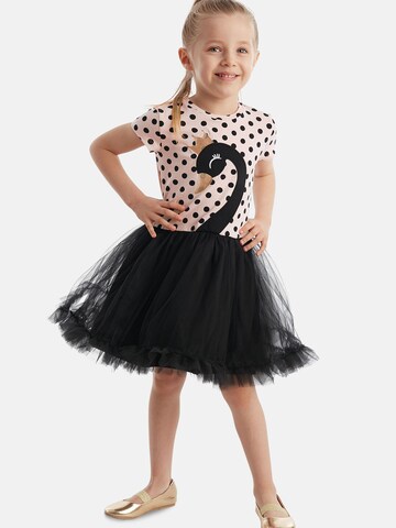 Denokids Jurk 'Swan Tulle' in Zwart: voorkant
