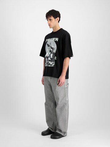 melns ALPHA INDUSTRIES T-Krekls 'Japan Warrior'