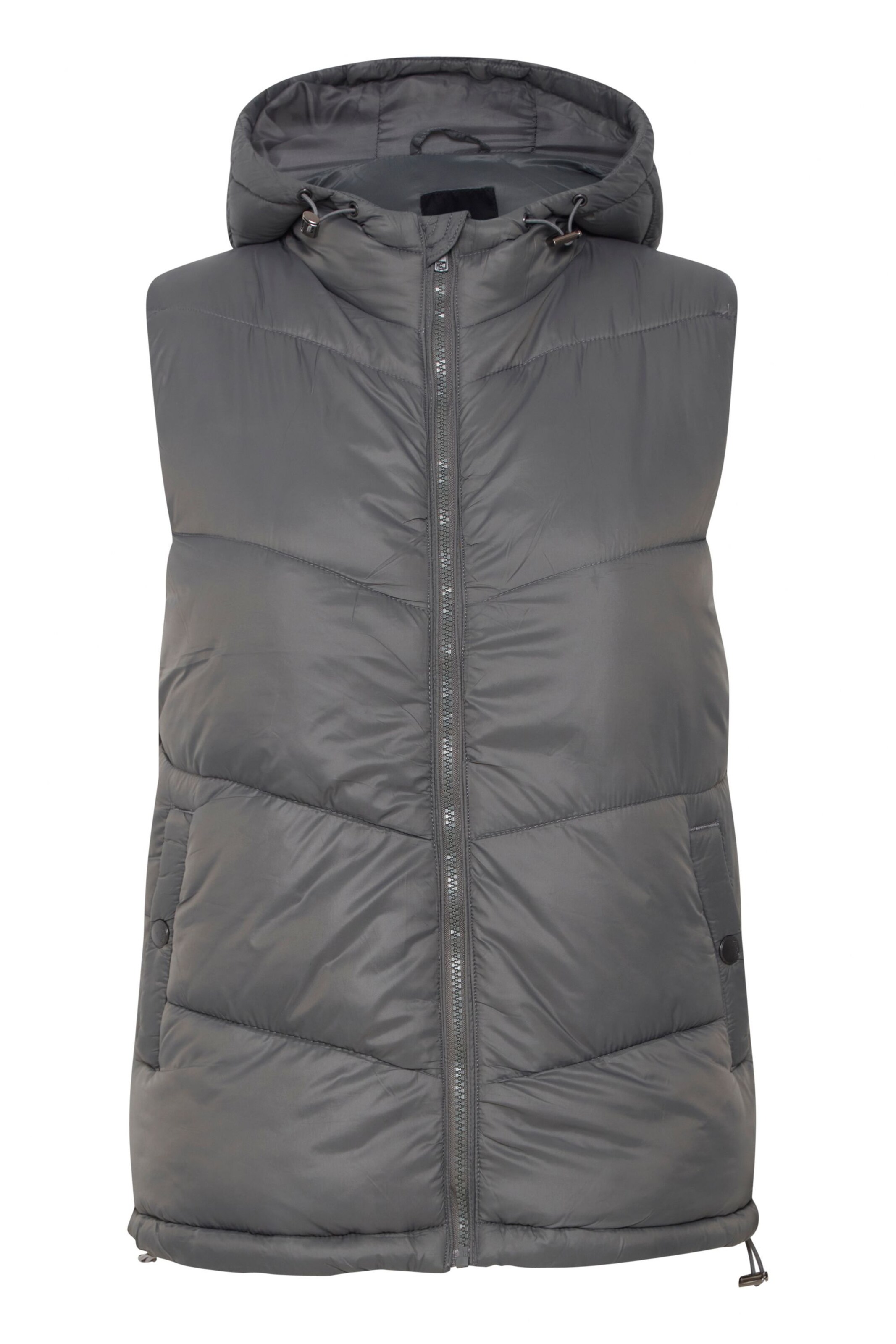 Oxmo Weste 'Tabita' in grau, Produktansicht