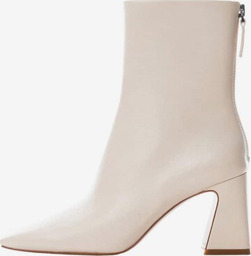 MANGO Ankle Boots 'cami' in White: front