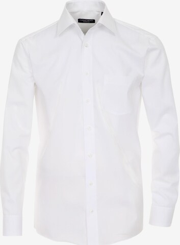 CASAMODA Comfort fit Business Shirt in White: front