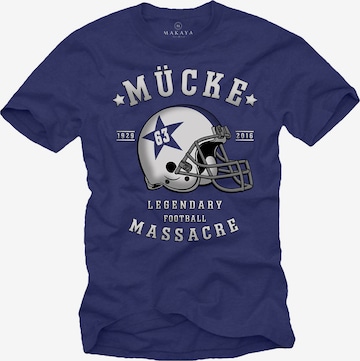 MAKAYA Shirt in Blue: front