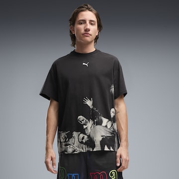 PUMA Functioneel shirt 'Memory Lane' in Zwart: voorkant