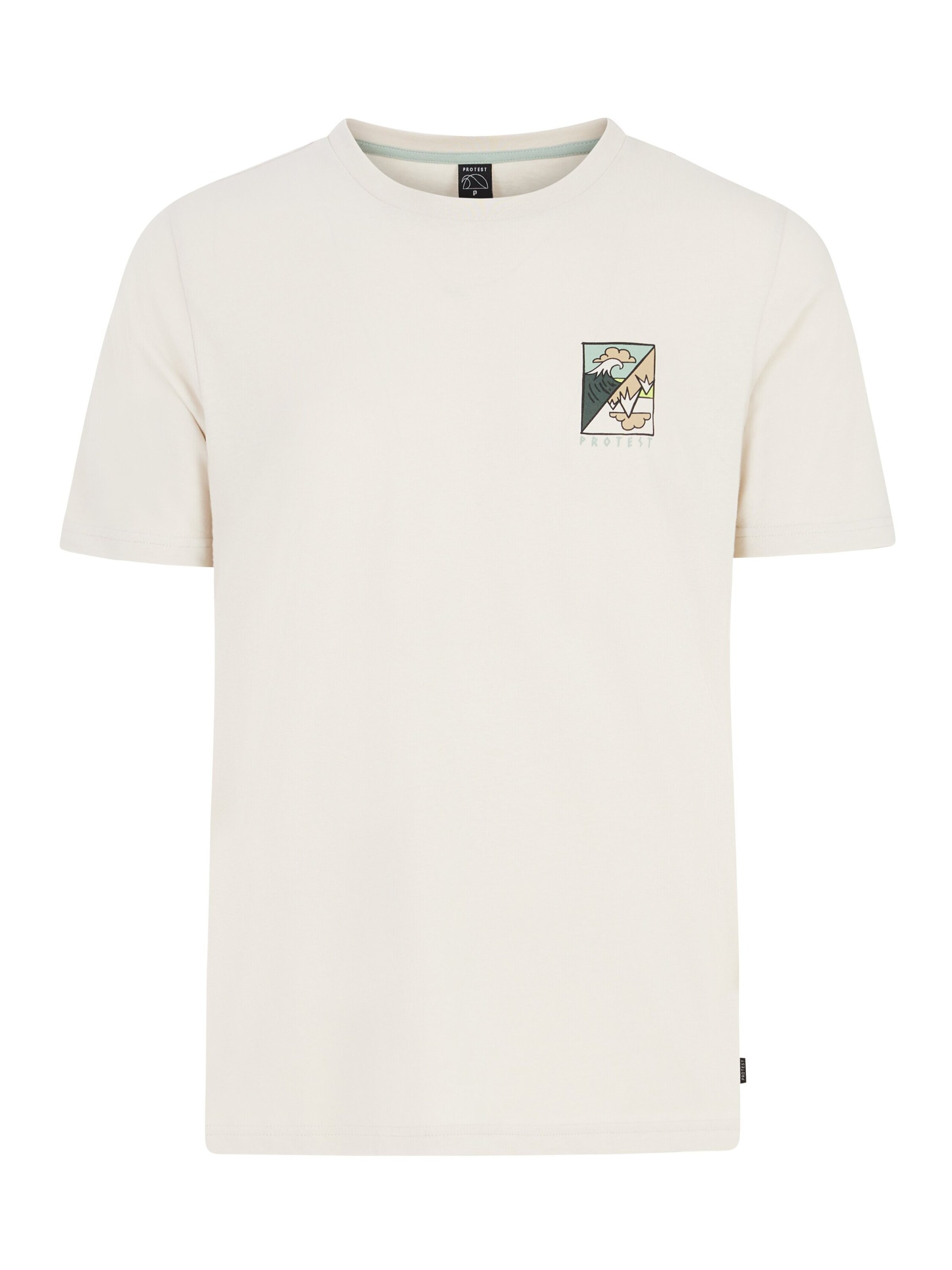 PROTEST Shirt 'PRTABDIEL 24' in Wit: voorkant