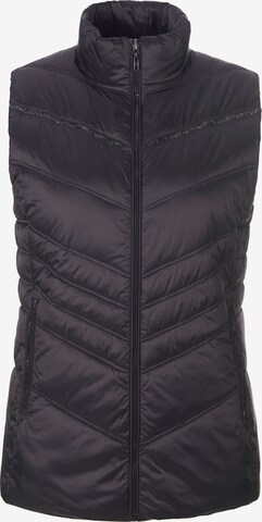 Anna Aura Bodywarmer in Zwart: voorkant