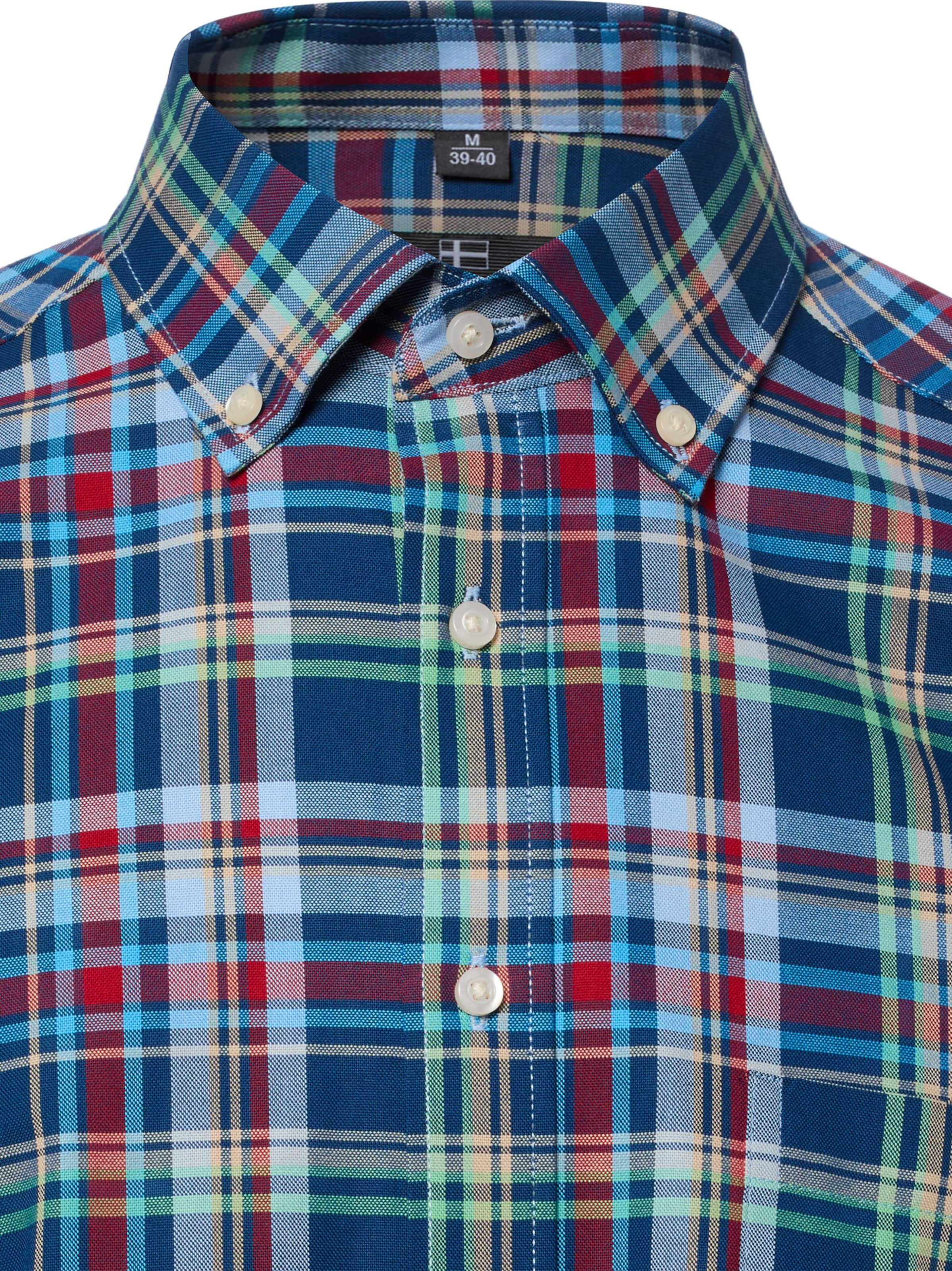 Fit confort Chemise Nils Sundström en bleu