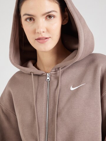 Nike Sportswear Sweatjacka 'PHNX FLC' i brun