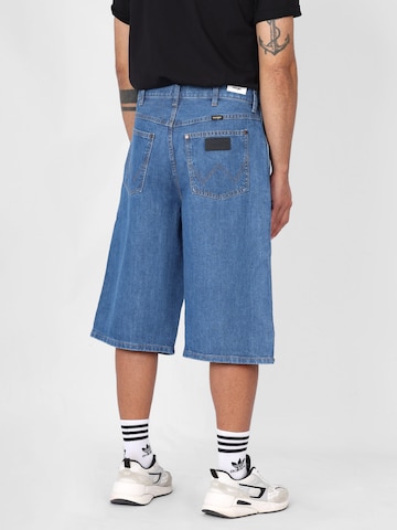 WRANGLER - Loosefit Vaquero 'LIGHT & SOFT JORT SHORTS MID STONE' en azul