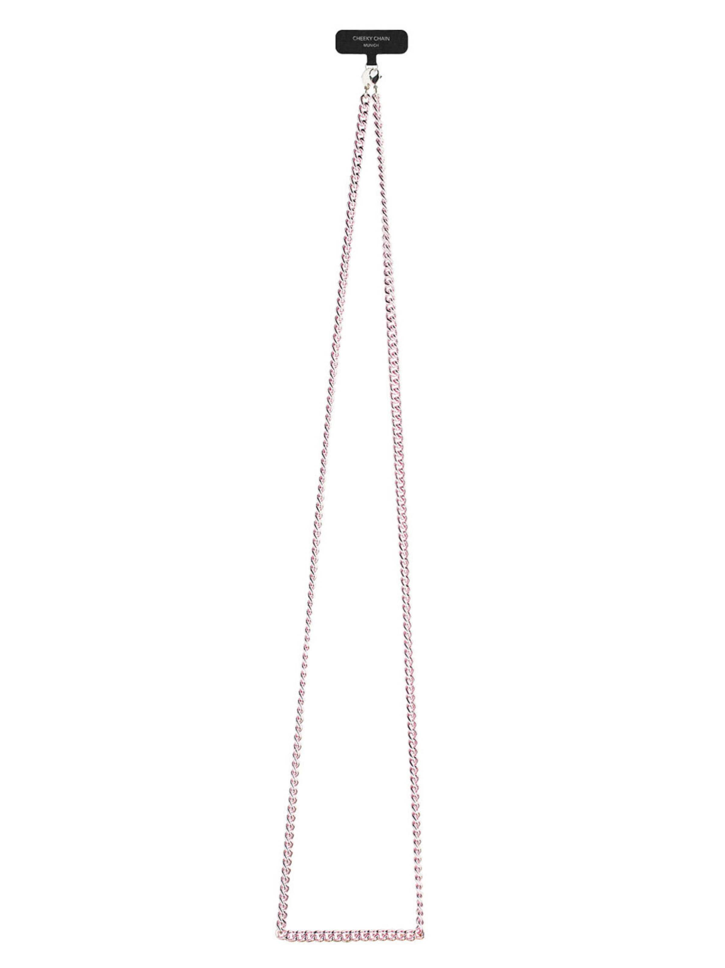 Cheeky Chain Munich Handykette 'Ava' in Pink: Vorderseite
